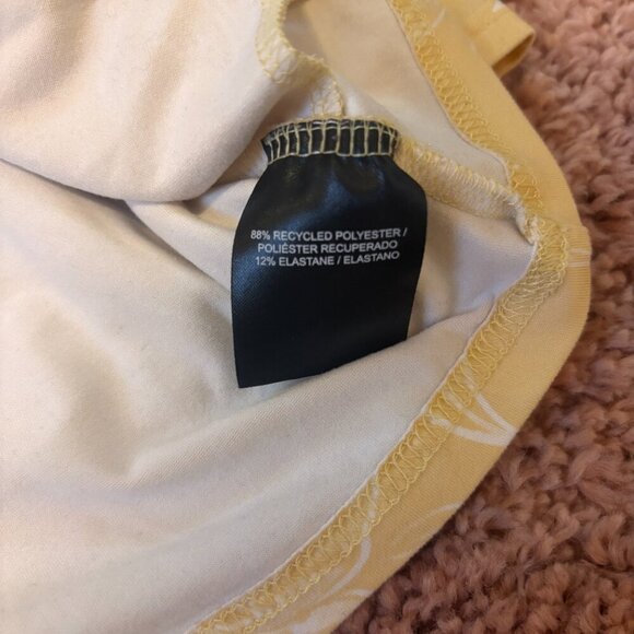 Hang Ten Sunray Long Sleeve Sun Tee Shirt Womens Size L Yellow UV Protection 50+ - Picture 7 of 8